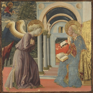 Painting of the annunciation 